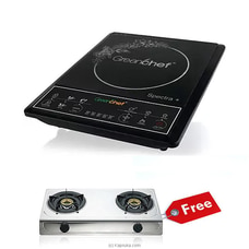 Greenchef Spectra Plus Induction Cooktop with Free Two Burner Gas Cooker Buy same day delivery Online for specialGifts