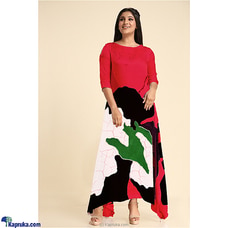 Silk Batik Abstract Dress By Innovation Revamped at Kapruka Online for specialGifts