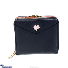 Ladies Mini Wallet - Short Zipper Clutch Bag With Coin Pocket - Women`s Mini Purse - Black  Online for specialGifts