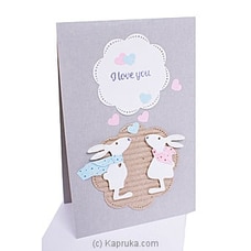 I Love You Handmade Greeting Card  Online for specialGifts