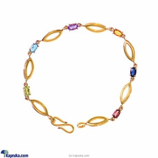 Arthur 22 Kt Gold Colour Stone Bracelet Buy Arthur Online for specialGifts