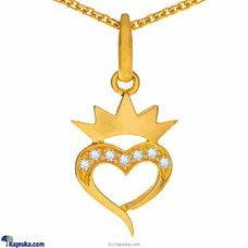 Arthur 22 Kt Gold Pendent With Zercones Buy Arthur Online for specialGifts