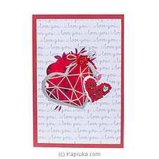 Lovely Heart Greeting Card  Online for specialGifts