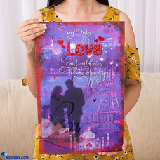 My Only Love My World Is Where You Are, Large  Greeting Card Buy Uthum Pathum Online for specialGifts