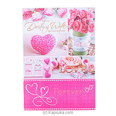 `For You Darling Wife On Your Birthday` Greeting Card at Kapruka Online