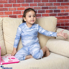 Blue waves Long Sleeve Kids Pijama Set Buy Qit Online for specialGifts
