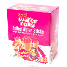 Smak Wafer Rolls   Strawberry Flavoured- 24 Pcs Buy childrens day Online for specialGifts