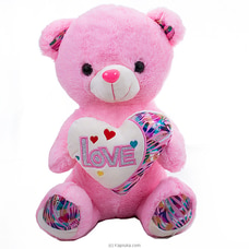 Lovebug Soft Teddy Bear HT3052 -Pink (15 Inches) Buy Huggables Online for specialGifts
