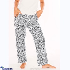 Comfy Cotton Night Pant Black Buy Miika Online for specialGifts
