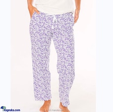 Comfy Cotton Night Pant Purple  By Miika  Online for specialGifts