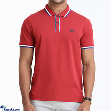 Moose Slim fit Polo golf T-Shirt Garnet at Kapruka Online