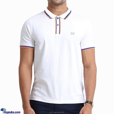 Moose Slim fit Polo golf T-Shirt White at Kapruka Online