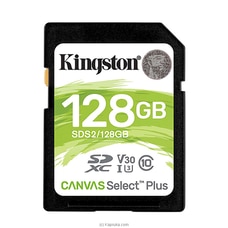 Kingston Canvas Select Plus SD Memory Card 128gb  By Kingston  Online for specialGifts
