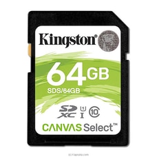 Kingston Canvas Select Plus SD Memory Card 64gb  By Kingston  Online for specialGifts