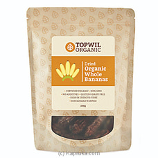 Topwil Organic Dried Whole Bananas 200g - Snacks And Sweets at Kapruka Online