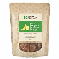 Topwil Organic Dried Banana Coins 200g  Online for specialGifts