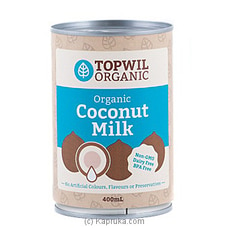 Topwil Organic Coconut Milk - 400ml Buy Online Grocery Online for specialGifts