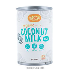 Blissful Organic Coconut Milk Light - 400ml at Kapruka Online