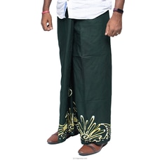 Hand Craft Batik Sarong Green Buy RAYGA Online for specialGifts
