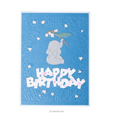 Hand Made Baby Elephant Birthday Card at Kapruka Online