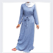 craped maxi blue -2207  By zamorah  Online for specialGifts