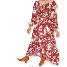 maroon floral rapperround dress maroon floral-216 Buy zamorah Online for specialGifts