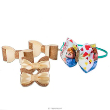 Cute Baby Girls Gift Box - Gold Bow Hair Bands And Hair Clips - Party Hair Accessories  Online for specialGifts