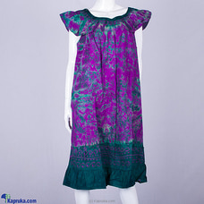 Hand Craft Batik Night Dress purple Buy Qit Online for specialGifts