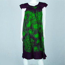 Hand Craft Batik Night Dress green at Kapruka Online