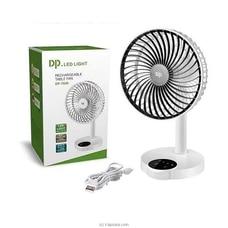 DP Rechargeable Fan with LED Light (DP-7626) at Kapruka Online