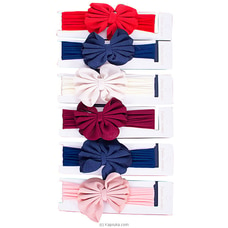 Girls` Hair Accessories, Soft Nylon Hairbands With Bows For Newborn Infant Toddler Kids Headbands For Babies at Kapruka Online