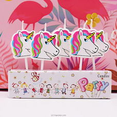 Birthday Unicorn 5 Piece Candle Set Buy candles Online for specialGifts