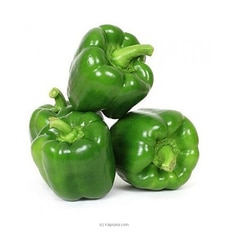 Bell Pepper Green - Fresh Vegetables  (150g - 200g) Buy Online Grocery Online for specialGifts