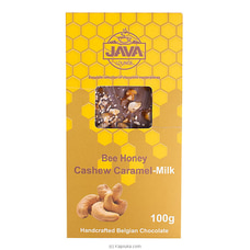 Java Bee Honey Cashew Caramel Milk Chocolate Slab at Kapruka Online