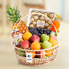 Fruit Melody With Chocolate Fresh Fruit Basket Buy Kapruka Agri Online for specialGifts