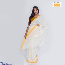 Pure cotton handloom saree-AT016 at Kapruka Online