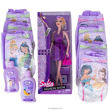 Little Princess Bed Time Gift Collection With Baby Cologne, Baby Cream,08 Nos Of Pull-Ups Girls` Potty Training Pants With Doll at Kapruka Online