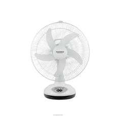 KENNEDE MULTI-ANGLE RECHARGEABLE TABLE FAN (KN-2914P) PR370/2912  By NA  Online for specialGifts
