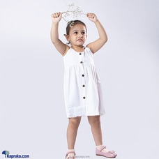 White Linen Dress  By Qit  Online for specialGifts