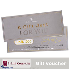 British Cosmetics Gift Voucher - Rs. 1000 at Kapruka Online