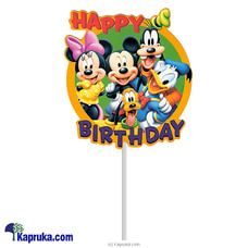 Happy Birthday Mikey Mouse Cake Topper Buy party Online for specialGifts