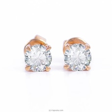 Alankara 18kp white sapphire earrings ( 17/0061 afe2106) - alankara diamond jewelery at Kapruka Online
