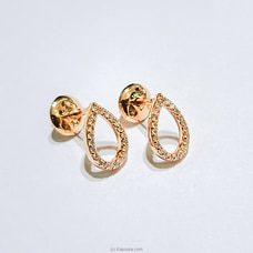 Alankara 18kp rose gold earrings vs1-g (22/12583 ajem 002) - alankara diamond jewelery at Kapruka Online