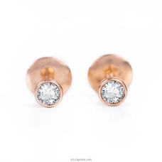 Alankara 18kp Rose Gold Earrings  VVS1-g  (21/12426)  By Alankara  Online for specialGifts