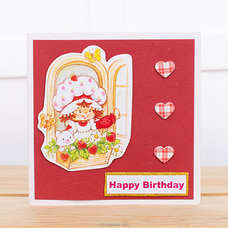 Happy Birthday` Strawberry theme Greeting Card at Kapruka Online
