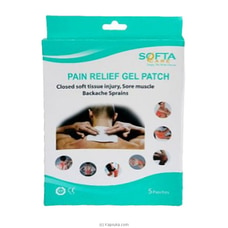 SOFTACARE Pain Relief Gel Patch, 5 Patches/Box-SQ1306 at Kapruka Online