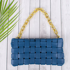 Ladies Side bag with Chains -Blue Buy Fashion | Handbags | Shoes | Wallets and More at Kapruka Online for specialGifts