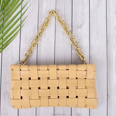 Ladies Side bag with Chains -Shade Of Yellow  Online for specialGifts
