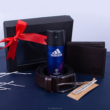 My Stylish Man Gift Set With Body Spray, Belt And Wallet Buy Best Sellers Online for specialGifts