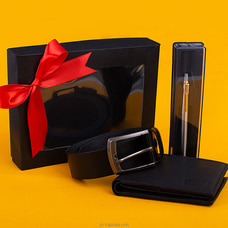 Hello Office Men`s Gift Set With Parker Signature Pen Belt And Wallet Buy anniversary Online for specialGifts